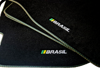 Brasil Logo FußMatten FüR Bmw 4Er F33 Cabrio Ab Bj.2013 Velours
