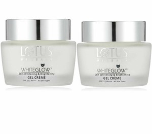 lotus skin whitening & brightening gel cream