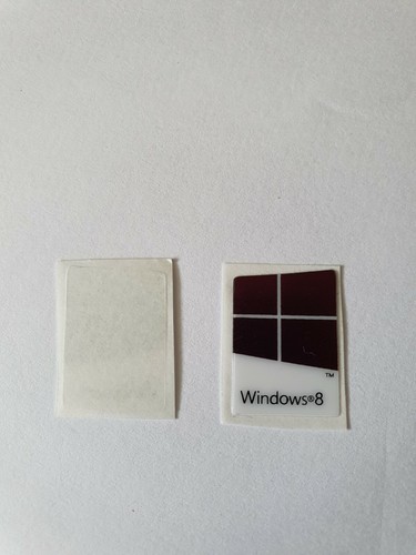 1x Sticker Windows 8 win8 Pro Sticker 0 25/32x0 5/8in Blue New - Picture 3 of 3