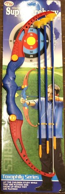 KINDERSPIELZEUG PRETEND PFEIL UND BOGEN SET 3 SAUGPFEILE 2 FUSS LANG NEU GESCHENKIDEE