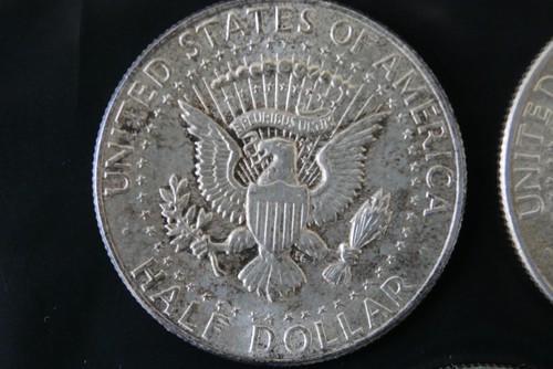 3x Half Dollar Münzen aus Amerika unterschiedlicher Zustand Second-Hand Silber - Picture 7 of 8