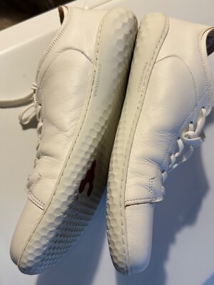 Vivobarefoot Mens Trainers Geo Court III white Leather  display picture 3