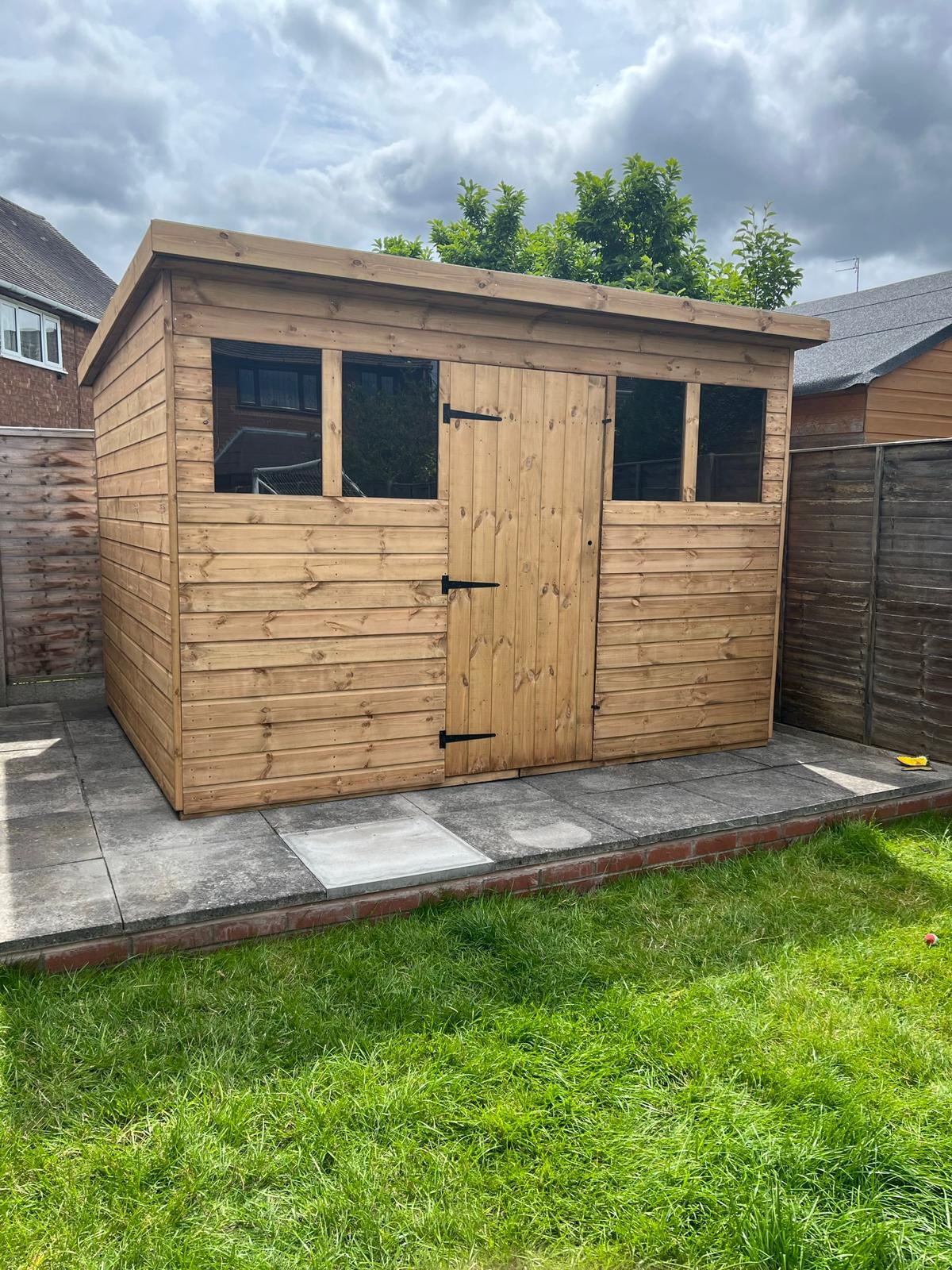 T&G PREMIUM WOODEN PENT GARDEN SHEDS eBay