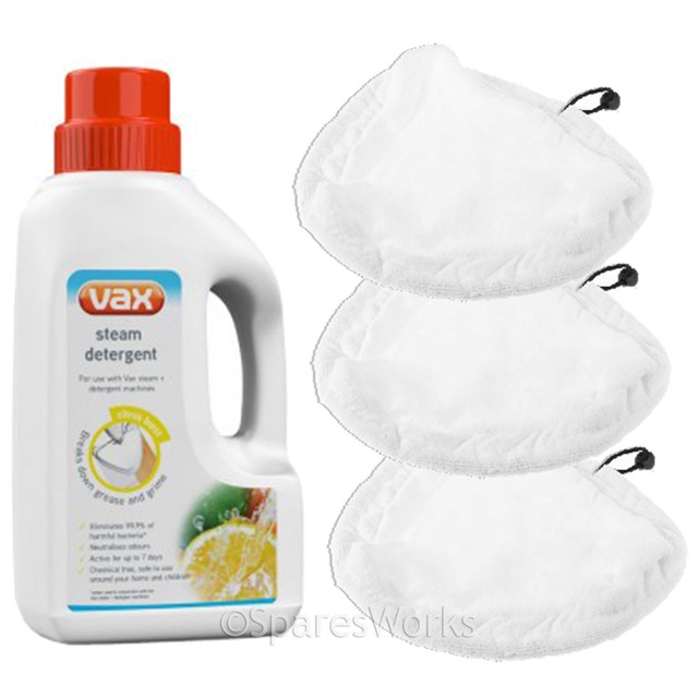 3 x Covers Pads Detergent for PIFCO 6in1 10in1 12in1 PS001 Steam