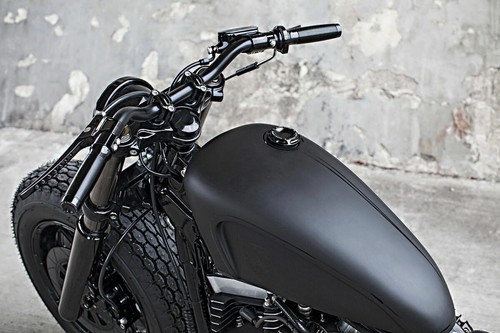 Manillar Réplica Áspero Artesanías Guerrilla harley davidson Sportster Dyna - Imagen 3 de 12