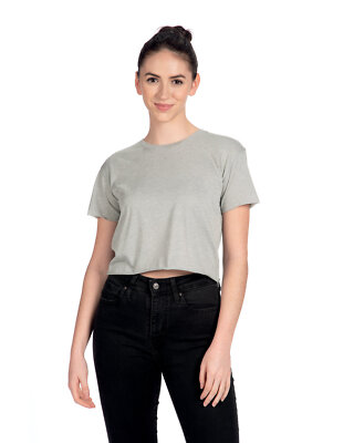 Next Level Apparel Ladies Festival Cali Crop Stylish Plain T Shirt N5080
