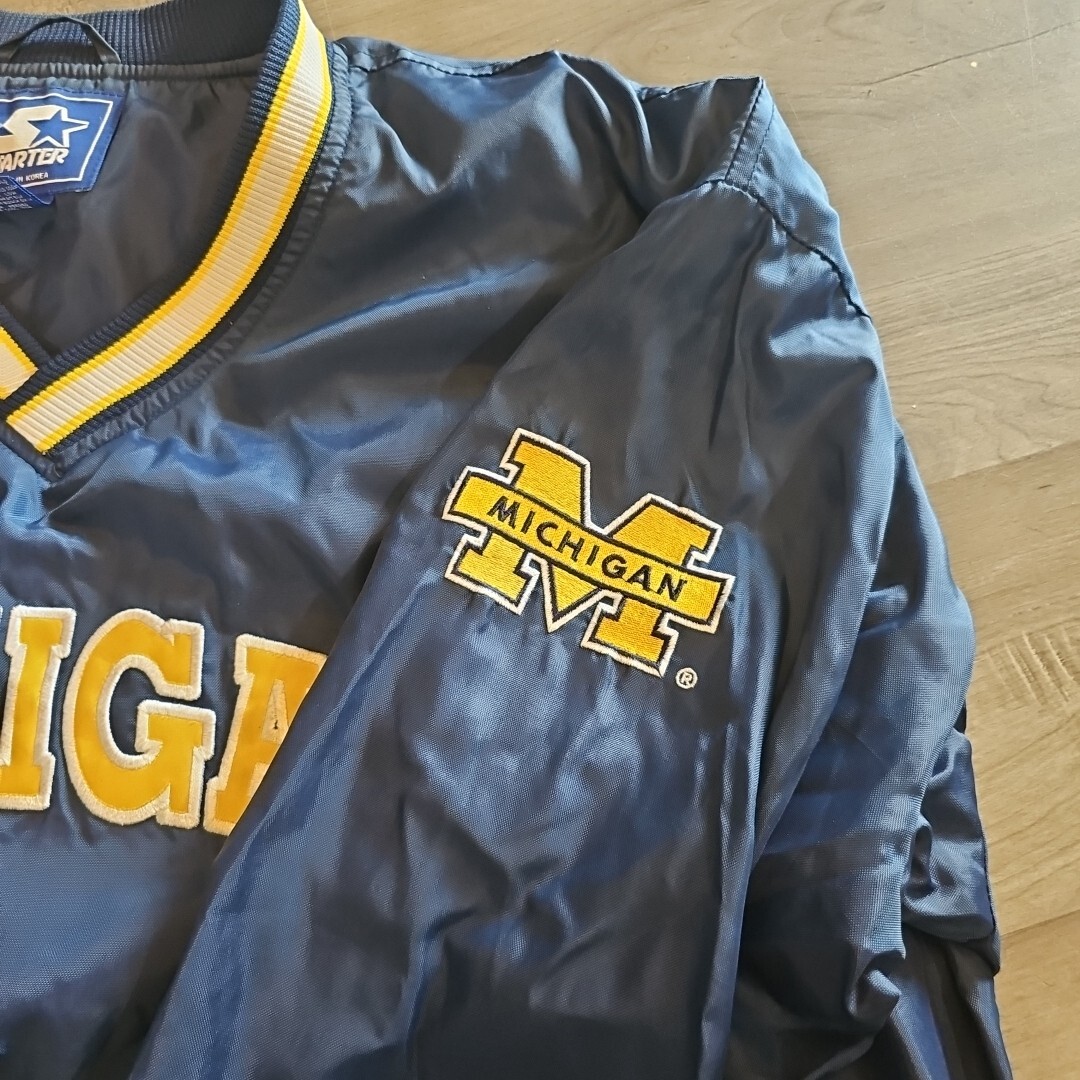 Vintage 90s Michigan Wolverines Starter Pullover Windbreaker Vintage 90s Michigan Wolverines Starter Pullover Windbreaker