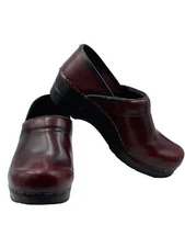 Sanita Women's Clog Leather Brown Size EU36