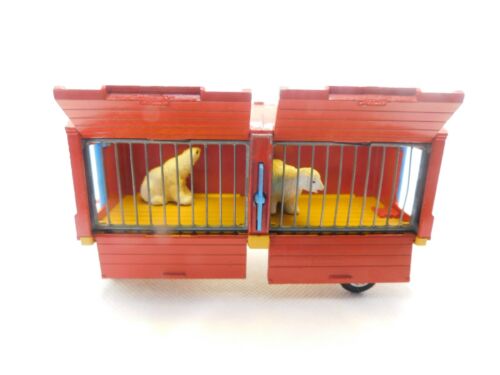 CORGI TOYS 1123 * CAGE ANIMALE CHIPPERFIELDS * 1:43 * OURS POLAIRES * EMBALLAGE D'ORIGINE - Photo 1/12