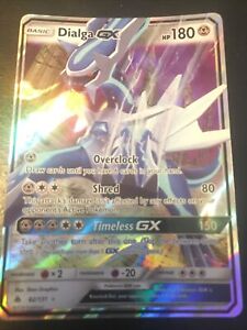 Dialga GX - 82/131 - Ultra Rare NM Sun & Moon Forbidden Light