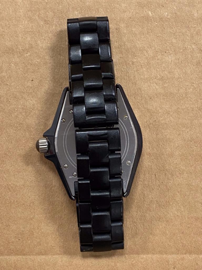 CHANEL J12 H2980 CERAMIC BLACK DIAL 39mm AUTOMATIC WATCH. | eBay