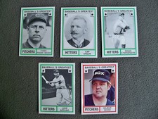 1982 TCMA Baseball Chicago White Sox and Chicago Cubs Lot of 5 cards Cap Anson