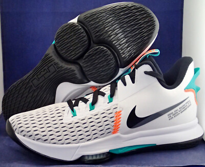 2021 Nike Lebron Witness V White Black Clear Jade SZ 14