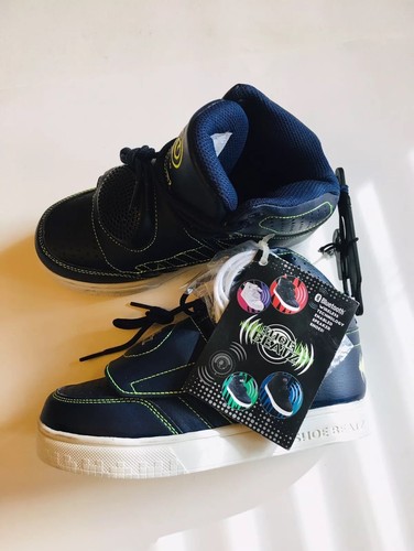 Zapato Beatz Recargable Niño’s Atletismo Bluetooth Altavoz Inalámbrico Azul/G Talla 4 - Imagen 1 de 6