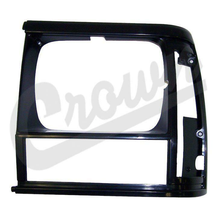 Carénage de phare avant gauche flat black pour customisation et tuning