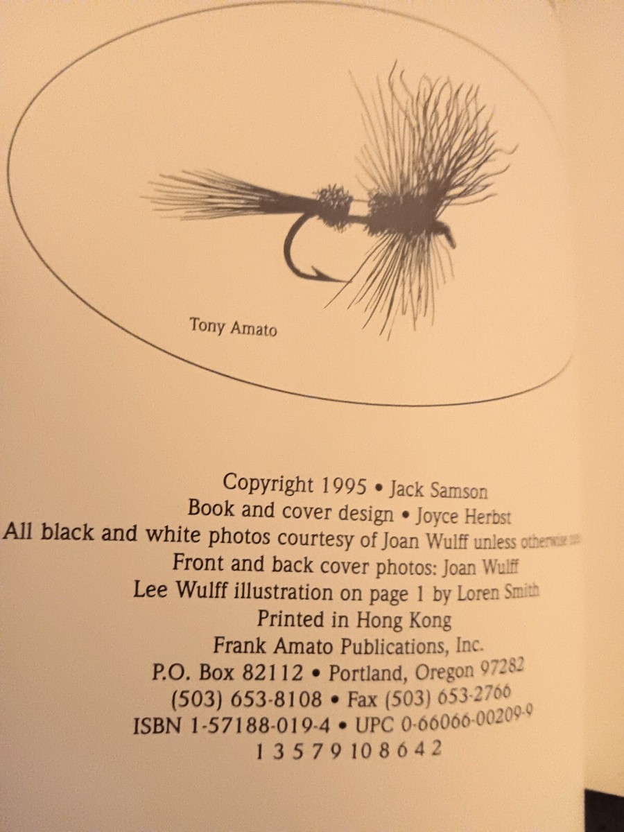 LIKE NEW, 1ST EDITION, Lee Wulff by Jack Samson (1995, Hardcover