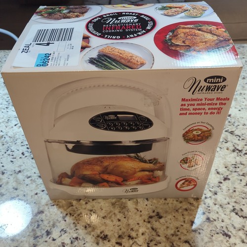nuwave mini infrared oven white model 20101