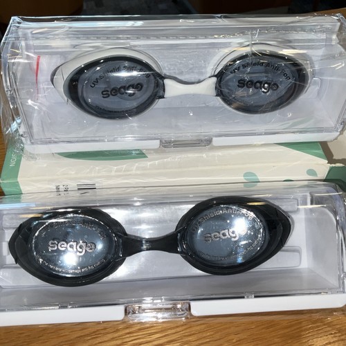 Paquete de 2 gafas de natación Seago antiniebla anti-UV silicona gafas de natación para mujeres adultas - Imagen 7 de 24