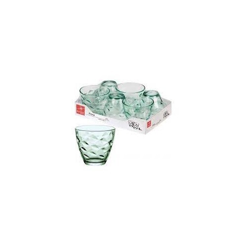 Bormioli Rocco Glass Flora Water Green 6 Pcs