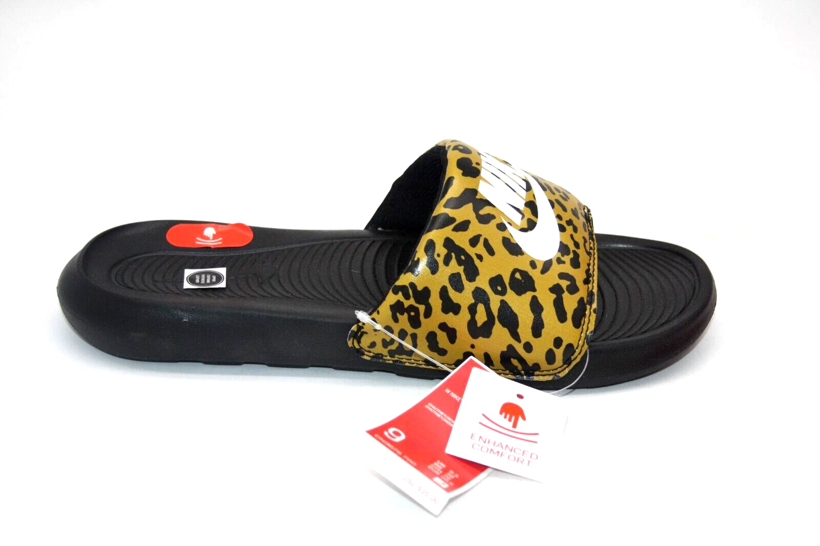 NIKE VICTORY ONE SLIDE PRINT CN9676 700 CHUTNEY NERO BIANCO DONNA TAGLIA 9