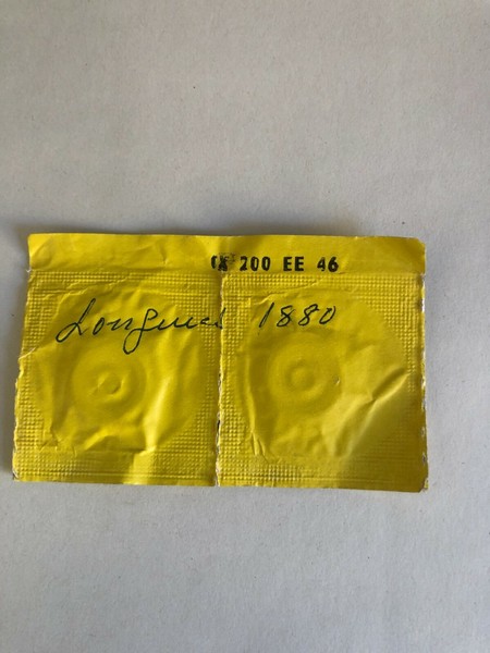 LONGINES 1880,mainspring, resorte principal