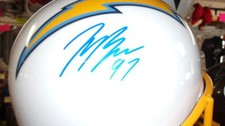  Joey Bosa San Diego Chargers Signed Full Size Replica Helmet JSA 
