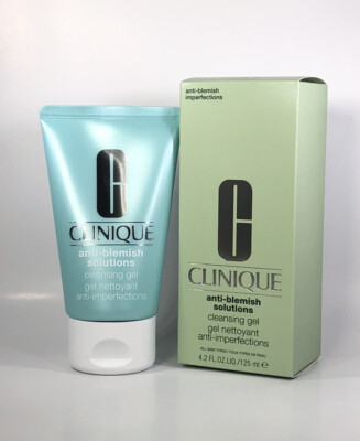 Clinique Anti-Blemish Solutions Cleansing Gel 4.2oz New In Box 