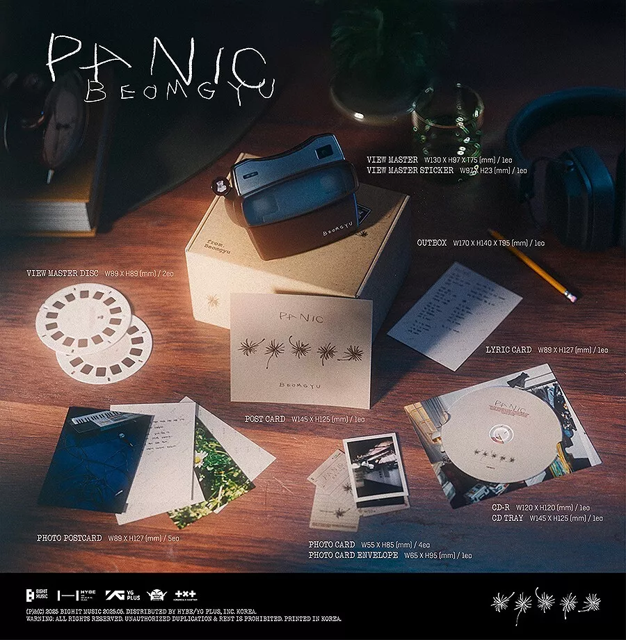 TXT BEOMGYU MIXTAPE : PANIC Album/CD-R+View Master+2Disc+