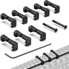 CGM908 Picatinny Pressure Switch Cable Management Guides 8 Pack, Flashlight Lase