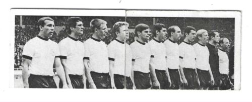2 A&BC FOOTBALLER Check List Cards (66/67) West Germany World Cup  Runners Up - Imagen 1 de 2