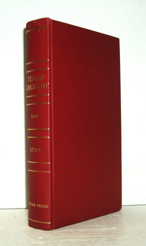 Texan Emigrant by Colonel Edward Stiff HC DJ 1st 1968 - Picture 3 of 4