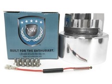 Vsw 6-bolt Silver Steering Wheel Hub Adapter 84-89 Corvette 69-89 Cadillac Tele