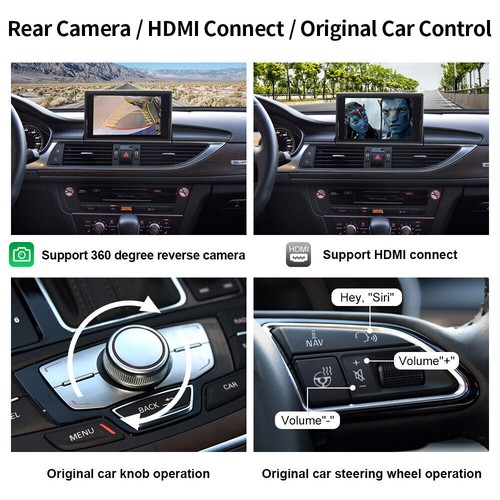 Wireless Carplay Android Auto Nachrüstung Kit für Audi A6 S6 A7 C7 RMC 2012-2016 - Bild 9 von 11