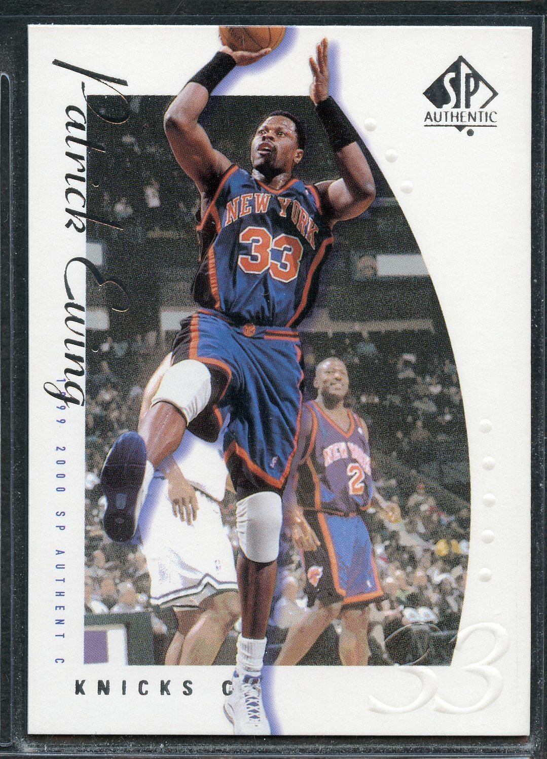 1999-00 SP Authentic Basketball - #56 - Patrick Ewing - New York Knicks