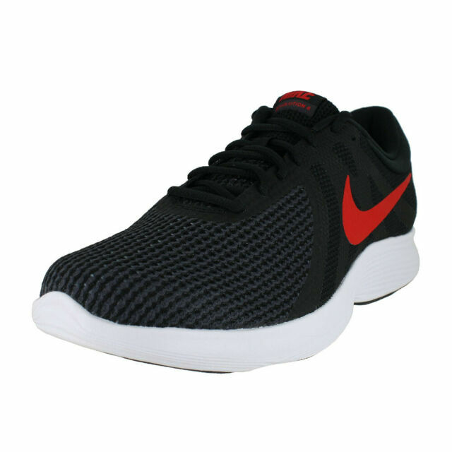 nike revolution 4 black red