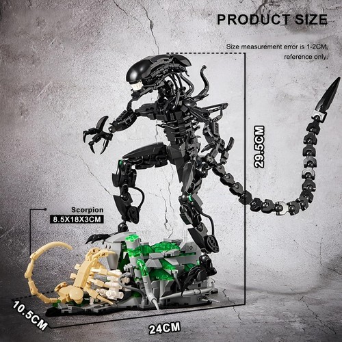 Xenomorph Mech Actionfiguren Bausets, Aliens Bausteine (882 Teile) - Bild 46 von 49