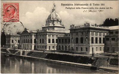 CPA Esposizione Internazionale di Torino Padiglioni della Francia ITALY (802807)