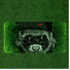 Custom Personalized License Plate Auto Tag With Stunning Design Of Ferret