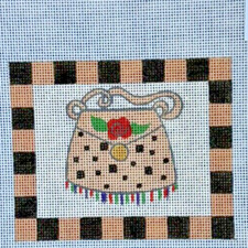 Maggie Little Purse Needlepoint Canvas Hand Painted M-CH-3 18ct 4.5 x 3.5