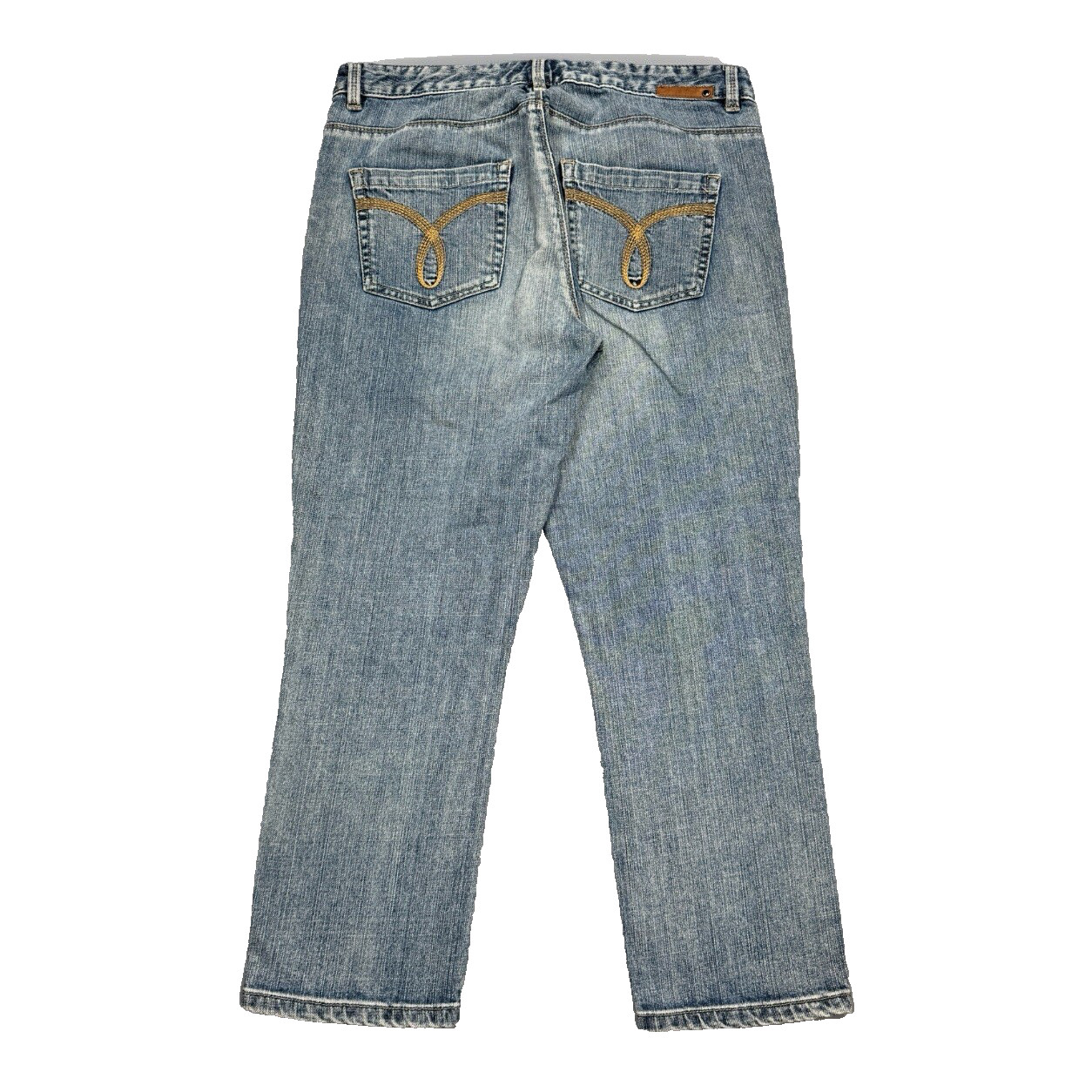 Calvin Klein Shape Crop Capri Jeans 30/10 (32x23) Blue Denim Womens Casual thumbnail 2