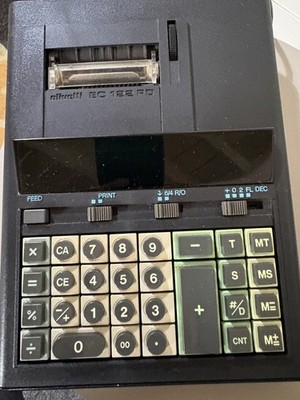 Olivetti EC 122 PD Rechner Tischrechner vollfunktionsfähig Vintage Retro
