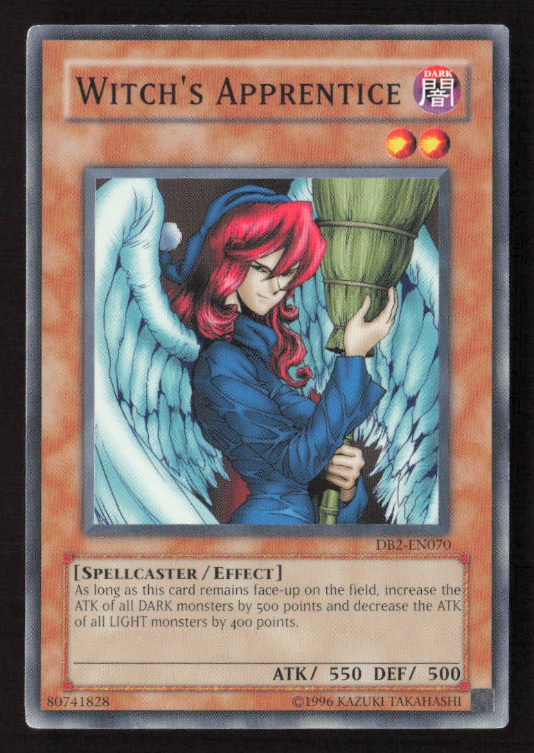 Witch's Apprentice DB2-EN070 Common / Short Print Dark Beginning 2 Yu-Gi-Oh HP