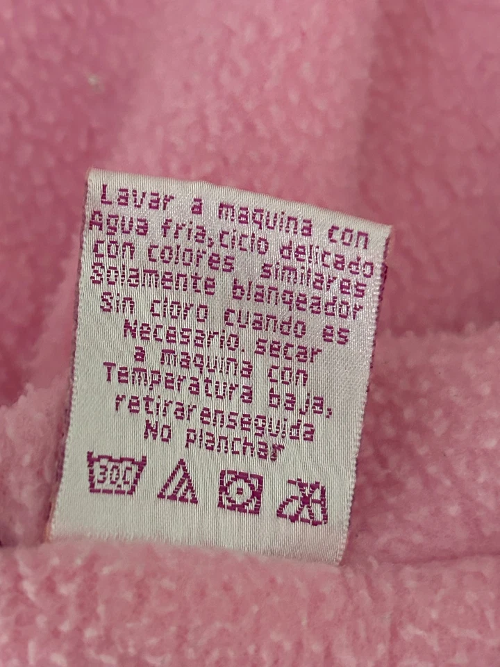 Girl Disney Princesses Royal Stars  4 Ever Varsity Pink Jacket. Size L - Image 4 of 4