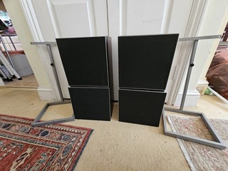 Bang & Olufsen Beovox S45 Vintage Passive Speakers Original Stands Spares Repair
