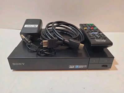 Sony BDP-S5500 1080p Blu-Ray /DVD Player w Remote, HDMI & Power Adapter - Tested