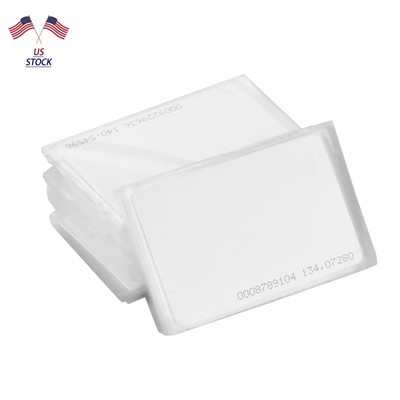 50X RFID 125Khz EM4100 TK4100 Proximity ID Cards Printable Access Control System