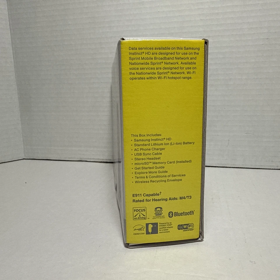 SAMSUNG INSTINCT HD 3G SPEED 5.0 MEGAPIXELES CAMERA WITH BOX BRAND NEW (SPRINT) - Image 3 of 4