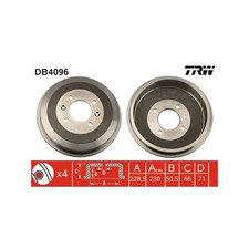 Tambour de frein Citroen XSARA