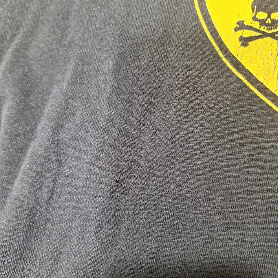 Lucky 13 服装 T 恤男式 XL 码黑色热杆摩托车扑克纹身 — 第 4/4 张图片