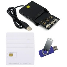Gialer LTE Cards Program kit, SIM Card Tools  Tools, white
